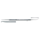 MILTEX VARADY Phlebectomy Extractor, 7" (180mm), Medium Crochet Style Hook and Spatula, Double-Ended, 1.8mm Wide Hook and 1.7mm Wide Spatula. MFID: 10307