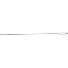 MILTEX Probes with Eye, malleable, 7" (178mm), Stainless Steel. MFID: 10-30-SS