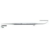 MILTEX VARADY Phlebectomy Extractor, 6-3/4" (170mm), Small Hook and Spatula, Double-Ended, 1.5mm Hook and 1.1mm Wide Spatula. MFID: 10310