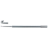 MILTEX CROCHET Phlebectomy Hook, 5-7/8" (150mm), Style 1, 2.60mm Hook. MFID: 10405