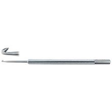 MILTEX CROCHET Phlebectomy Hook, 5-7/8" (150mm), Style 1, 2.60mm Hook. MFID: 10405