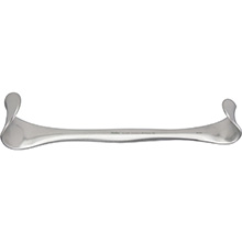 MILTEX GOELET Retractor, 7-1/2" (193mm), Double-Ended, 1-5/8" (40mm) Wide and 1-1/4" (32mm) Wide. MFID: 11-120