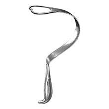 MILTEX HARRINGTON Retractor, 12" (30.5 cm), blade 2-1/2" (6.4 cm) wide. MFID: 11-314