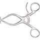 MILTEX Pediatric GELPI Retractor, 5-1/2" with grip lock. MFID: 11-365