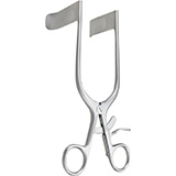 MILTEX RIGBY Appendectomy Retractor, 6-3/4" (17.1 cm), with grip lock. MFID: 11-374