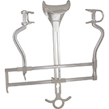 MILTEX BALFOUR Abdominal Retractor with ratchet bar. MFID: 11-432