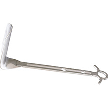 MILTEX BALFOUR Center Blade for Retractor, extra deep model, 2-3/4" (7 cm) X 4" (10.2 cm) deep. MFID: 11-442