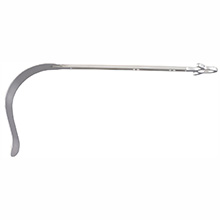 MILTEX BALFOUR Center Blade for Retractor, 2" (5.1 cm) X 5" (12.7 cm) deep, malleable. MFID: 11-448