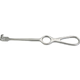 MILTEX VOLKMAN Retractor, 8-1/2" (216mm), 3 Prongs, Blunt, Ring Handle. MFID: 11-540