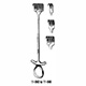 MILTEX MURPHY Retractor, 7-3/4" (200mm), Sharp, 3 Prongs. MFID: 11-562