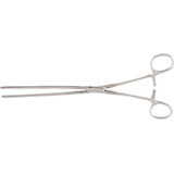 MILTEX MAYO-ROBSON Intestinal Clamp, 10" (255mm), Straight, Longitudinal Serrations. MFID: 16-130