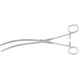 MILTEX MAYO-ROBSON Intestinal Clamp, 9-1/2" (242mm), Curved, Longitudinal Serrations. MFID: 16-132