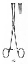 MILTEX LOCKWOOD-ALLIS Tissue Forceps, 6-1/4" (15.9 cm). MFID: 16-2