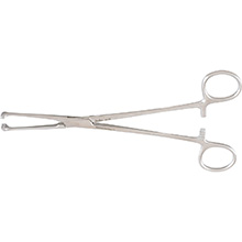 MILTEX ALLIS-NC Non-Crushing Tissue Forceps, 7-1/2" (193mm), with Double Row of Non-Traumatic Teeth. MFID: 16-26