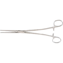 MILTEX DENNIS Anastomosis Clamp, 9-1/4" (235mm), Longitudinal Serrations. MFID: 16-99