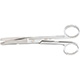MILTEX Utility Scissors curved, blunt/blunt, one serrated blade, extra heavy, Length= 6-1/2" (16.5 cm). MFID: 1706