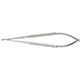 MILTEX Micro Surgery Scissors, sharp points, 7-1/8" (18.1 cm), curved, 6 mm bades, round handles. MFID: 17-2110