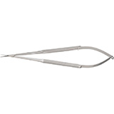 MILTEX Micro Surgery Scissors, sharp points, 7-1/8" (18.1 cm), straight, 6 mm blades, round handles. MFID: 17-2160