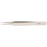 MILTEX SWISS Jeweler Style Forceps, 4-3/4" (120mm) Non-Magnetic Stainless Steel, Style 2, Fine Jaw. MFID: 17-302