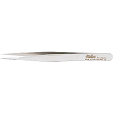 MILTEX SWISS Jeweler Style Forceps, 4-3/8" (110mm) Non-Magnetic Stainless Steel, Style 3C, Narrow, Fine Jaw. MFID: 17-303C