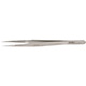 MILTEX SWISS Jeweler Style Forceps, 4-3/4" (120mm) Non-Magnetic Stainless Steel, Style 3F, Micro-Fine Jaw. MFID: 17-303X