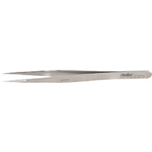 MILTEX SWISS Jeweler Style Forceps, 4-3/4" (120mm) Non-Magnetic Stainless Steel, Style 3F, Micro-Fine Jaw. MFID: 17-303X