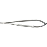 MILTEX Micro Surgery Needle Holders, round handles, 0.6 mm tips, 7-1/8" (18.1 cm), straight jaws. MFID: 17-980