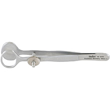 MILTEX DESMARRES Chalazion Forceps, 3-1/2" (88mm), Small Size, 11mm X 17mm Inside Diameter of Fenestrated Jaw. MFID: 18-1200