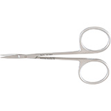 MILTEX BONN Miniature Iris Scissors, 3-1/2" (8.9 cm), straight, with 15 mm blades. MFID: 18-1392
