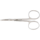 MILTEX Iris Scissors, 3-1/2" (8.9 cm), curved, with 20 mm blades, delicate. MFID: 18-1398