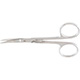 MILTEX 	Iris Scissors, 4" (103mm), Curved, 1-1/4" (32mm) Blades, Heavy Pattern. MFID: 18-1405