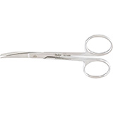 MILTEX KNAPP Iris Scissors, 4" (10.2 cm), curved, sharp/blunt points. MFID: 18-1426