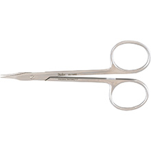 MILTEX STEVENS Tenotomy Scissors, 4-1/8" (105mm), Straight, Short Blades, Sharp Points. MFID: 18-1460