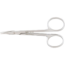 MILTEX STEVENS Tenotomy Scissors, 4-1/8" (105mm), Curved, Short Blades, Sharp Points. MFID: 18-1464