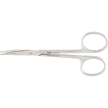 MILTEX STEVENS Tenotomy Scissors, 4-1/2" (115mm), Curved, Long Blades, Blunt Points. MFID: 18-1476