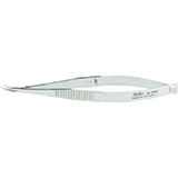 MILTEX CASTROVIEJO Corneal Scissors, 3-7/8" (98mm), right, for microsurgery, 7mm blades. MFID: 18-1558