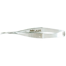 MILTEX MCPHERSON-VANNAS Scissors, 3-1/4" (8.3 cm), curved, sharp points. MFID: 18-1626