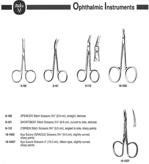 9.5CM Ordinary medical surgical eye scissors beauty scissors cut tissue  scissors