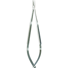 MILTEX CASTROVIEJO Needle Holder, 5-1/2" (140mm), Straight, Smooth Jaws, without Lock. MFID: 18-1820