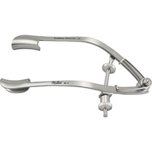 MILTEX LANCASTER Eye Speculum, 3-1/4" (8.3 cm), blades 15 X 5 mm. MFID: 18-2