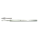 MILTEX WALTER Corneal Spud, 4-5/8" (11.8 cm), straight blade 4 mm. MFID: 18-302