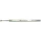 MILTEX ELLIS Foreign Body Spud, 4-1/2" (114mm), 1.3mm blade, curved. MFID: 18-380