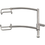 MILTEX MURDOCK Eye Speculum, 2-1/4" (5.7 cm), blades 15 mm wide. MFID: 18-50