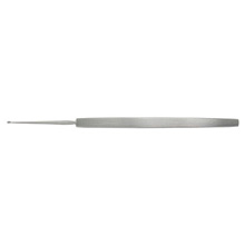 MILTEX HEBRA Chalazion Curette 5-1/8" (129mm), Oval Cup, 1 X 2.0mm. MFID: 18-510