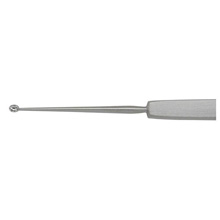 MILTEX HEBRA Chalazion Curette 5-1/8" (129mm), Oval Cup, 2 X 2.7mm. MFID: 18-512