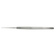 MILTEX SKEELE Chalazion Curette 5" (127.5mm), Round Cup, 1mm Diameter, with Serrated Edge. MFID: 18-520