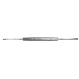 MILTEX LINDNER Cyclodialysis Spatula & Spoon, 5-1/2", malleable spatula end is graduated. MFID: 18-562