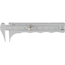 MILTEX JAMESON Caliper, 4", (101mm) graduated from 0 to 80mm in 1mm increments. MFID: 18-658