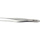 MILTEX Iris Tissue Forceps, 4" (101mm), delicate pattern, straight, 1 X 2 teeth, 0.6mm wide tips. MFID: 18-785