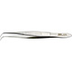 MILTEX Iris Tissue Forceps, 3-3/4" (95mm), delicate pattern, full curved, 1 X 2 teeth, 0.6mm wide tips. MFID: 18-791